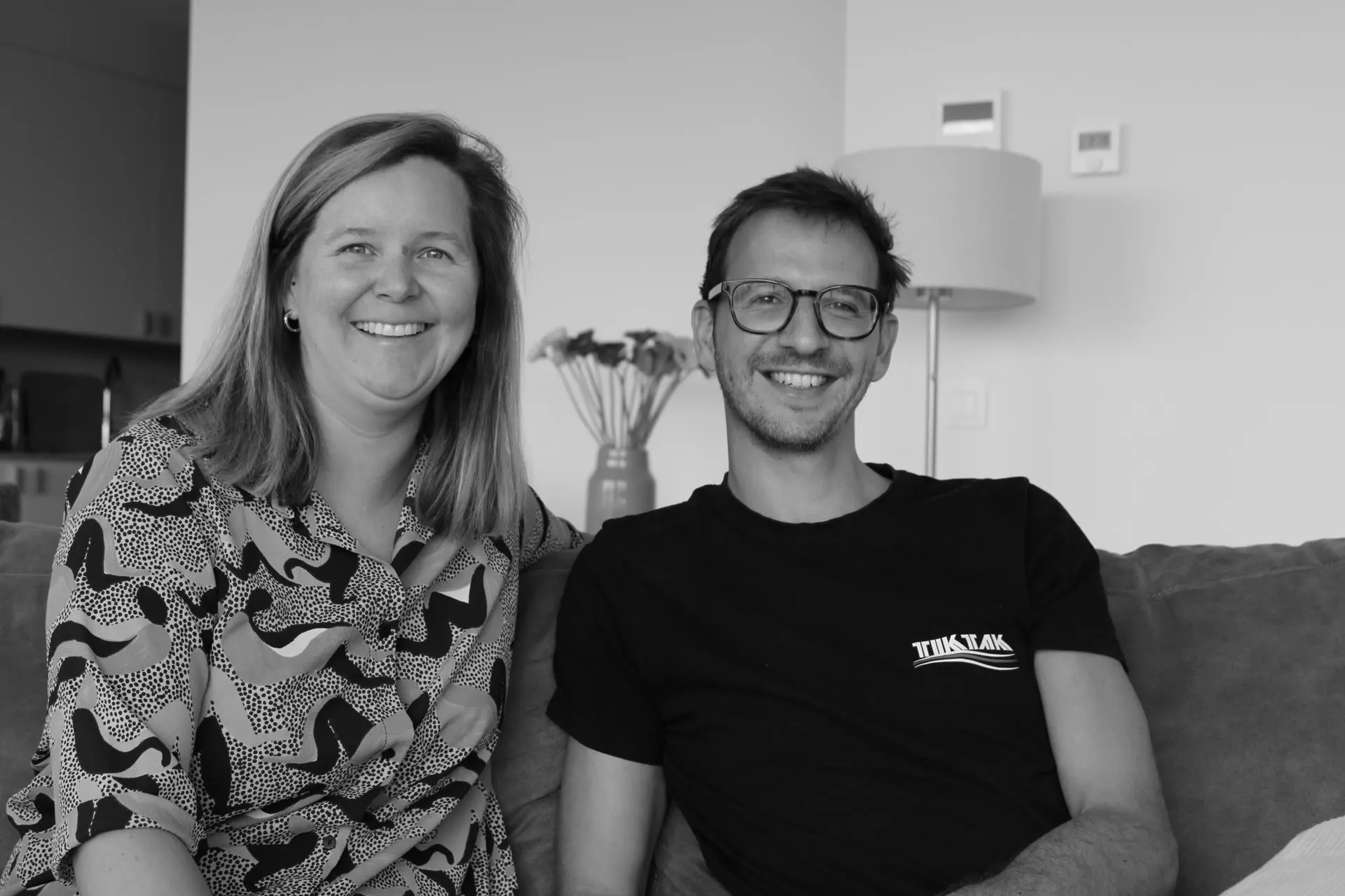 Julie Dhaens en Dr. Francis Brusselmans, Clinica Femina